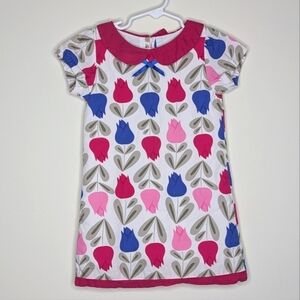 Pumpkin Patch Tulip Flower Dress 4